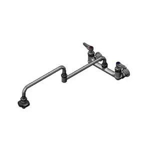 T&S B-0598-CR Pot Filler, Wall Mount, 8 Inch Centers, Ceramas, 24 Inch Double Joint Nozzle | CE4ZYE