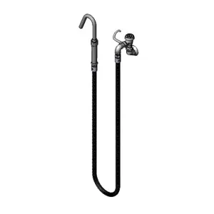 T&S B-0601 Pot Filler, Wall Mt., Vacuum Breaker, Stainless Steel Hose, Hook Nozzle | AV3PAR