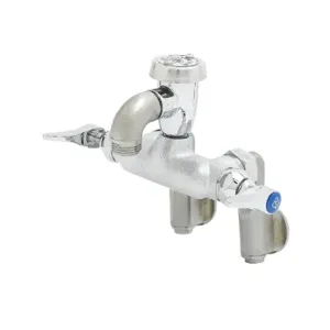 T&S B-0670-RGH Service Sink Faucet, Wall Mt., Adjustable Centers, Vacuum Breaker, Rough | AV3PEU