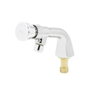 T&S B-0805-F05 Single Hole/Temp Faucet, With Metering And 0.5 Gpm Non-Aerated Spray Device | AV3PKM