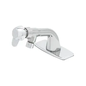 T&S B-0805-VR-F5-PA Lavatory Faucet, VR Deck Plate, Pivot-Action Metering, 0.5 GPM VR Outlet Device | AV3PKT