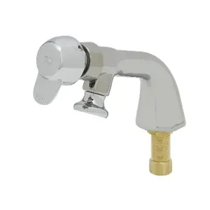 T&S B-0806-PA Single Temp Metering Faucet, Pivot Action Metering, 1/2 Inch NPSM Male Shank | AV3PKY