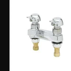 T&S B-0831-02-PA Metering Faucet, Deck Mount, 4 Inch Centers, Pivot-Action Metering | AV3PLN