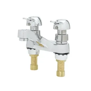 T&S B-0831-02VR-PA Metering Faucet, Deck Mount, 4 Inch Centers, Pivot-Action Metering | AV3PLQ