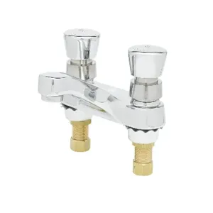 T&S B-0831-VR Metering Faucet, Deck Mt., 4 Inch Centers, VR 2.2 GPM Aerator | AV3PLW