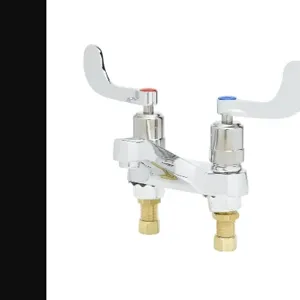 T&S B-0831-WA Metering Faucet, Deck Mt., 4 Inch Centers, 2.2 GPM Aerator | AV3PLX