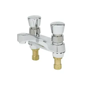 T&S B-0831-WS Metering Faucet, Deck Mt., 4 Inch Centers, Aerator, 1.5 GPM Aerator | AV3PLY