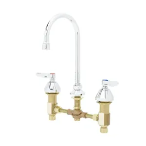 T&S B-0850 Medical Faucet, Concealed Body, Deck Mt., 8 Inch Centers, Stream Regulator | AV3PMG