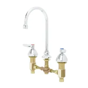 T&S B-0851 Medical Faucet, Concealed Body, Deck Mt., 8 Inch Centers, Stream Regulator | AV3PML