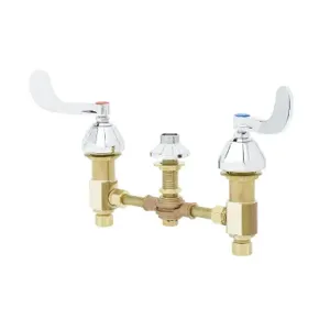 T&S B-0866-04-LN Faucet, Deck Mount, Less Nozzle, 1/4-turn Cartridges | AV3PMX