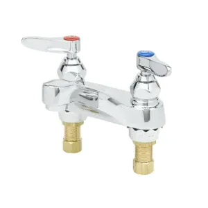 T&S B-0871-VF05 Lavatory Faucet, Deck Mt., 4 Inch Centers, 0.5 GPM VR Spray Device | AV3PNX