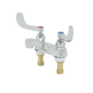 T&S B-0890-VRS Medical Faucet, Deck Mt., Cast Basin Spout, Aerator | AV3PQF