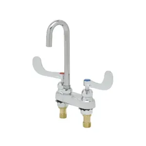 T&S B-0892-CR4XPF15 Medical Faucet, Deck Mt, XP Plain-End Gooseneck, Ceramas, 1.5 GPM Flow Control | AV3PRE