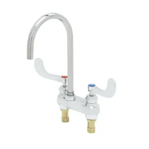 T&S B-0892-CR7XPF15 Medical Faucet, Deck Mt, XP Plain-End Gooseneck, Ceramas, 1.5 GPM Flow Control | AV3PRF