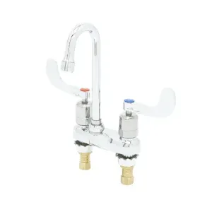 T&S B-0892-WA Medical Faucet, Deck Mt, Swivel/Rigid Gooseneck, Aerator, Metering | AV3PTB