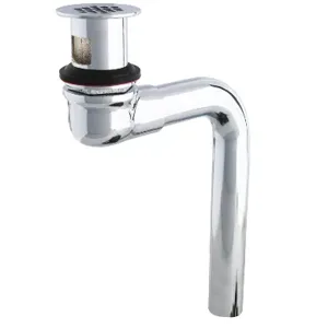 T&S B-0898-OF Grid Drain Assembly, Offset, Polished Chrome | AV3PTK