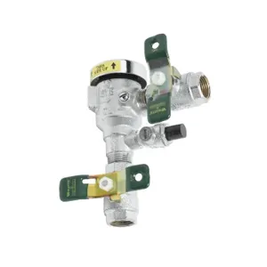 T&S B-0963 Vacuum Breaker, 1/2 Inch NPT Inlet-Outlet, Continuous Pressure, Spill-Resistant | AV3PUQ