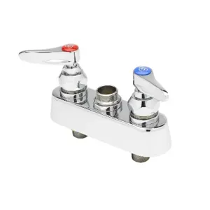 T&S B-1100-LN Workboard Faucet, Deck Mount, 3-1/2 Inch Centers, Lever Handles | AV3PWY