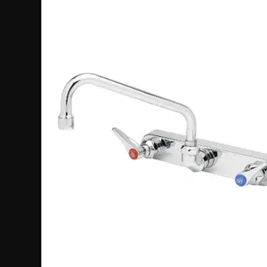 T&S B-1125 Workboard Faucet, Wall Mt., 8 Inch Centers, 6 Inch Swing Nozzle, Lever Handles | AV3QBC