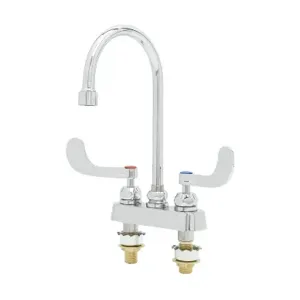 T&S B-1141-XSCR4V05 Workboard Faucet, 4 Inch Deck Mt., 6 Inch Swivel GN, 0.5 GPM VR Outlet | CE4ZZN