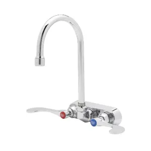 T&S B-1146-04-WS Workboard Faucet, Wall Mount, Swivel Gooseneck, 1.5gpm Aerator | AV3QDP