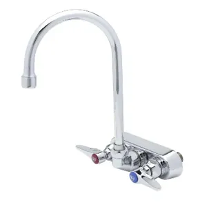 T&S B-1146-WS Workboard Faucet, Wall Mt., 4 Inch Centers, Swivel Gooseneck, 1.5 GPM Aerator | AV3QDT