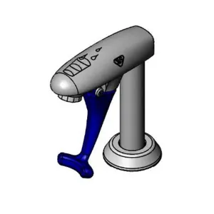 T&S B-1211 Glass Filler, 4 Inch Deck Mt. Pedestal, 1/2 Inch NPT Male Shank | AV3QGD