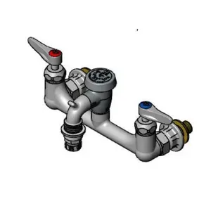 T&S B-2271-CR Service Sink Faucet, Vacuum Breaker, Rough Chrome, Quick-Disconnect Outlet | AV3QNL