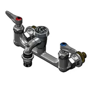 T&S B-2271-POL-CR Service Sink Faucet, Vacuum Breaker, Polished Chrome, Quick- Disconnect Outlet | AV3QNN