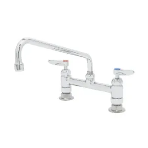 T&S B-2280-CR Base Faucet, Deck Mt. With Ceramic Cartridges, 8 Inch | AV3QPK