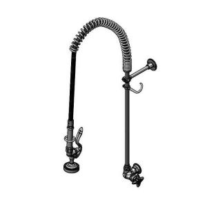 T&S B-2285-B-22R-W Pre-Rinse Faucet, Spring Action, Wall Mount, Single Temp Control | CE6AAG