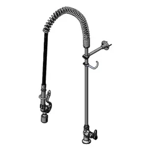 T&S B-2285-BC Pre-Rinse Faucet, Deck Mount, Single Temp Control, Low Flow Spray Valve | AV3QQE