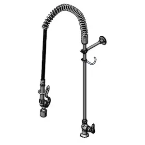 T&S B-2285-CR-BC Pre-Rinse Faucet, Deck Mount, Single Temp, Low-Flow Spray Valve | AV3QQG