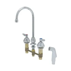 T&S B-2347-03 Medical faucet, With Gooseneck And Lever Handles | AV3QTE