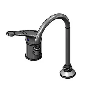 T&S B-2742-LH Faucet, Single Lever Side Mount Control, With Long Handle | AV3QZC