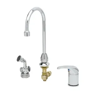 T&S B-2749 Faucet, Side Mount Mixer, Dummy Swivel GN, VR Aerator | AV3QZJ