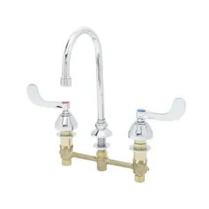 T&S B-2866-05 Medical Faucet, 8 Inch Centers, Swivel/Rigid GN, Non-Splash Aerator | AV3RCK