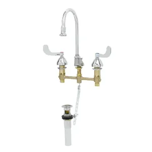 T&S B-2868-04 Medical Faucet, Concealed Body, 8 Inch, Swivel/Rigid GN, WithRosespray | AV3REG