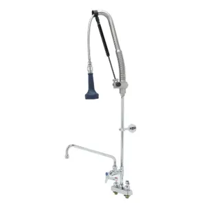 T&S B-5110-12-CRB8P Pre-Rinse Faucet Unit, Pull Down, With 12 Inch ADF, Cerama Cartridges | CE6ABR