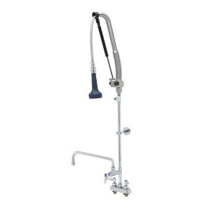 T&S B-5110-12CRB8TP Pre-Rinse Faucet Unit, Pull Down, With 12 Inch ADF, Cerama Cartridges | CE6ABT