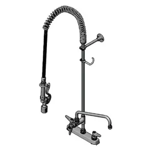 T&S B-5120-12-CRBJ Pre-Rinse Faucet unit, 8 Inch, Deck Mount, With Cerama | CE6ACM