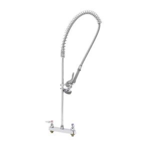 T&S B-5120-B Pre-Rinse Faucet unit, 8 Inch, Deck Mt., With Eterna, And Wall Bracket | CE6ACP