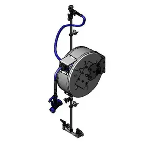 T&S B-7142-C05XS1E Hose Reel System, 3/8 Inch ID x 50 Feet Enclos Hose Reel, Vacuum Breaker | CE6AEB