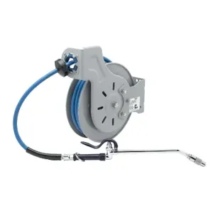 T&S B-7232-10 Hose Reel, 3/8 Inch x 35 Feet Open Coated Reel, With Extended Spray Wand | AV3RQQ