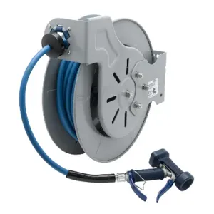 T&S B-7242-05 Hose Reel, Open, Epoxy Coated Steel, 3/8 Inch ID x 50 Feet Hose | AV3RQW