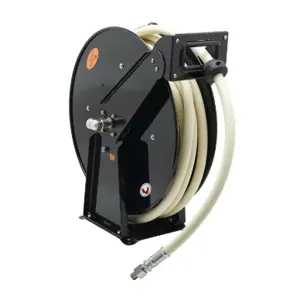 T&S B-7245 Hose Reel, Open, Epoxy Coated Steel, 3/4 Inch x 50 Feet Creamery Hose | AV3RRF