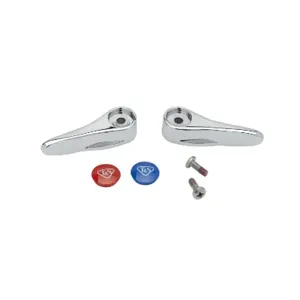 T&S B-9K-NS Lever Handle Repair Kit, 2 Handles, Indexes And, 2 Screws | CE6AFJ