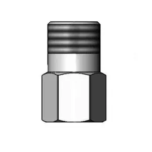 T&S B-CV-F10 Flow Regulating Check Valve Assembly, 1.0 GPM, 1/2 Inch NPSM Female x Male | AV3RRR