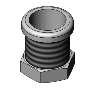 T&S B-KFD Flange, For 1 Inch Thick Countertops | AV3RTF