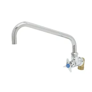 T&S BF-0299-12 Single Wall Mount Faucet, 12 Inch Swing Nozzle, Street Elbow | AV4AMK